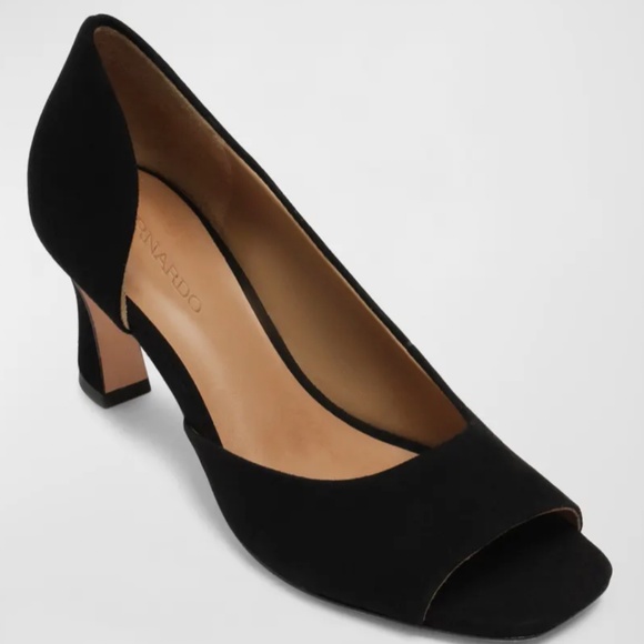 Bernardo Nieve D\'orsay Pumps Black Suede